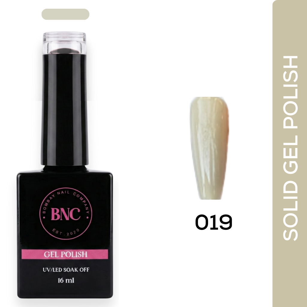 Yellow Solid Gel Polish