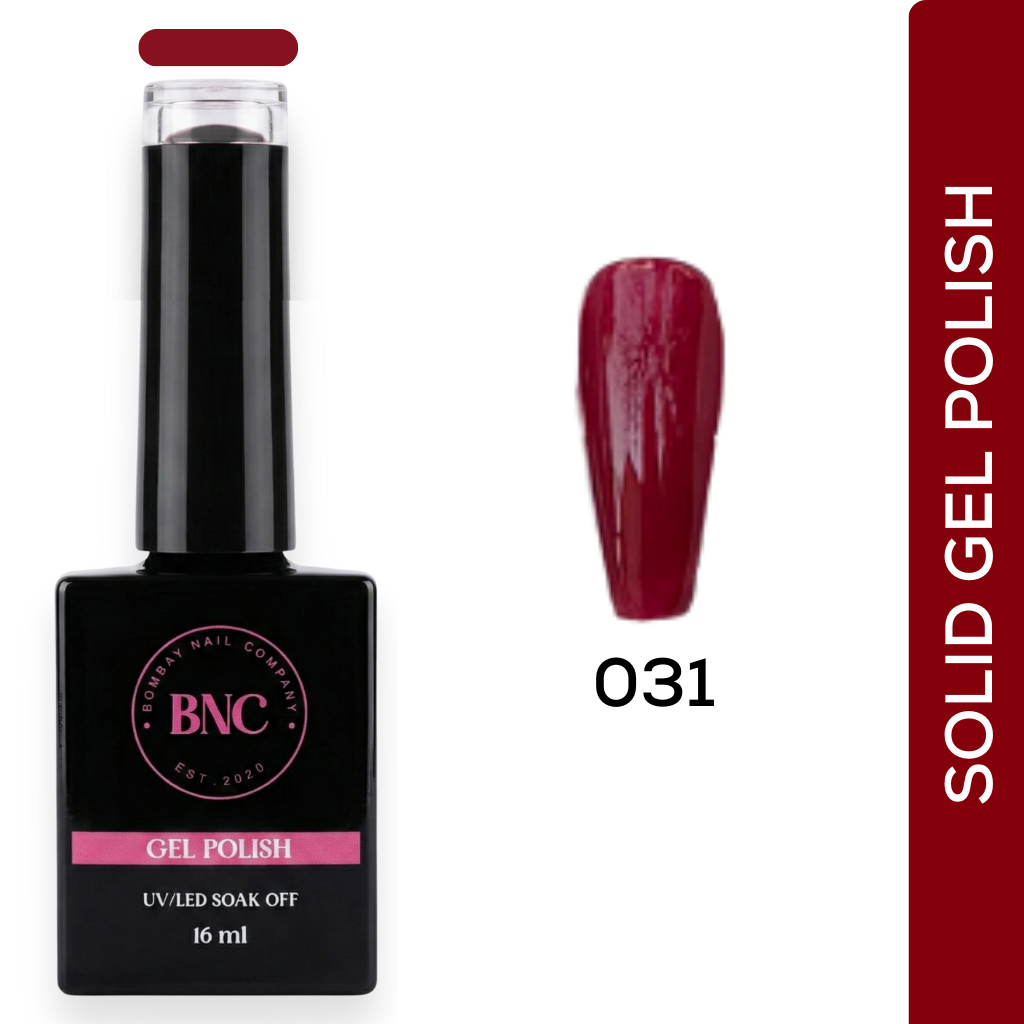 Red Solid Gel Polish