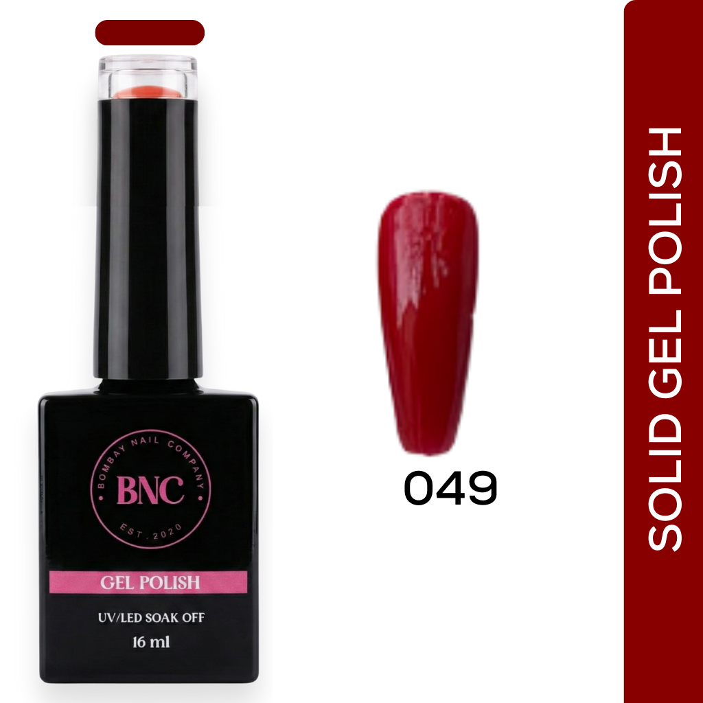 Red Solid Gel Polish