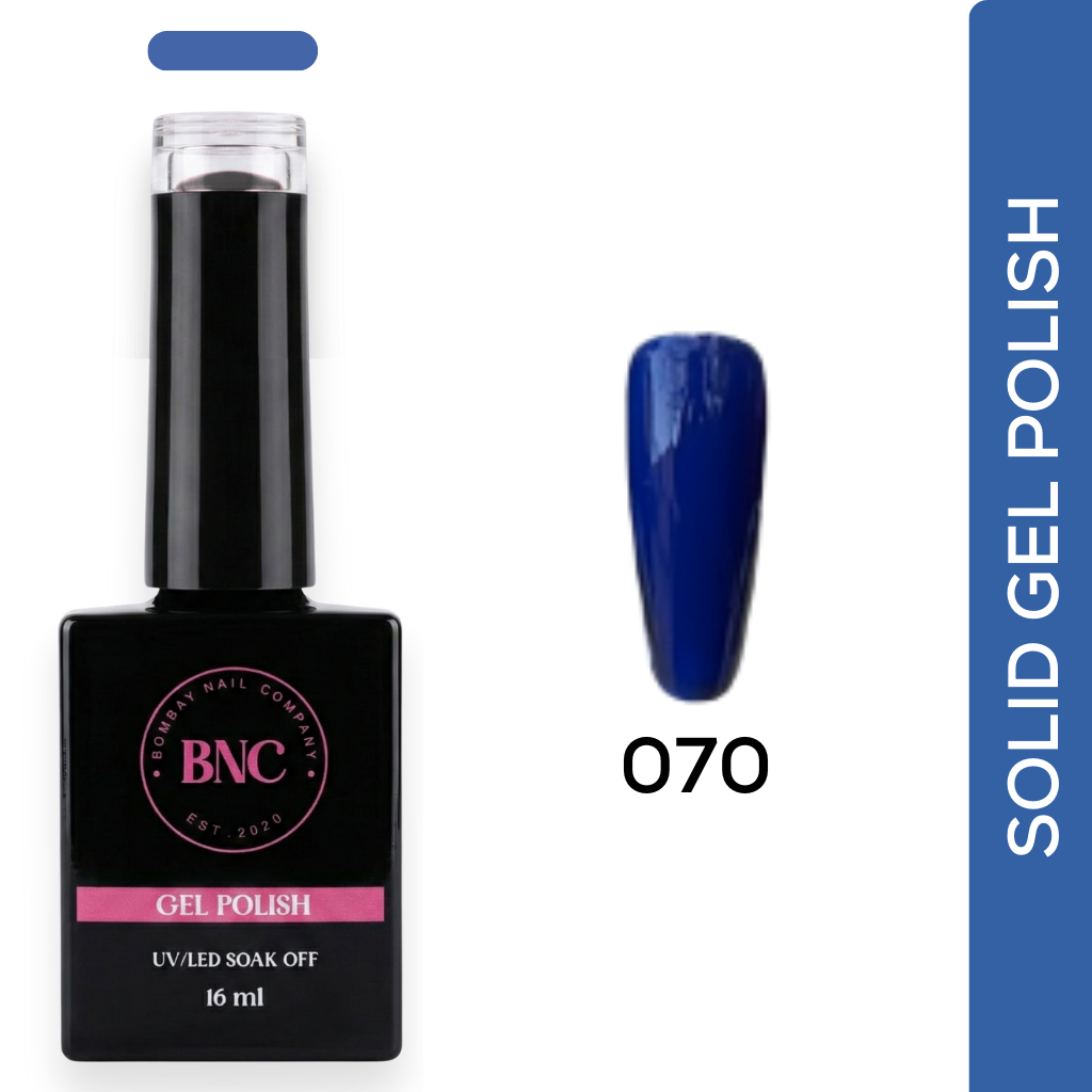Blue Solid Gel Polish