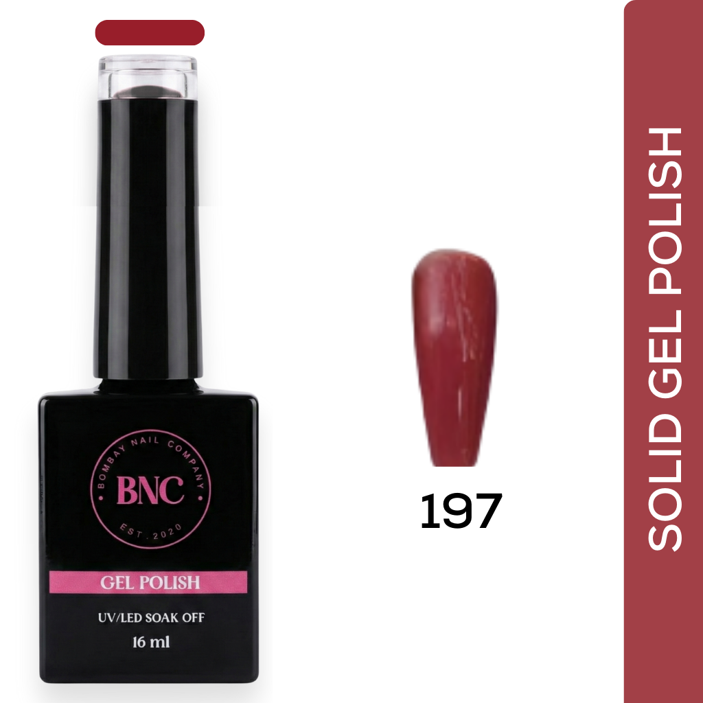 Red Solid Gel Polish