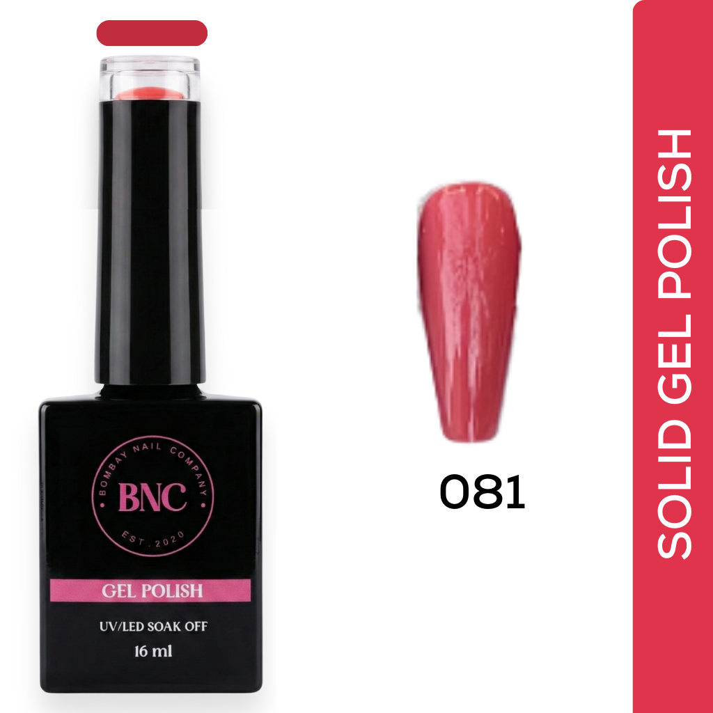 Red Solid Gel Polish