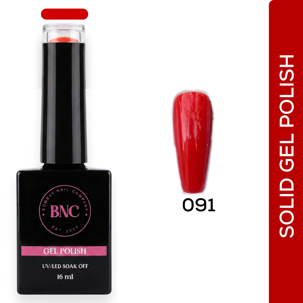 Red Solid Gel Polish