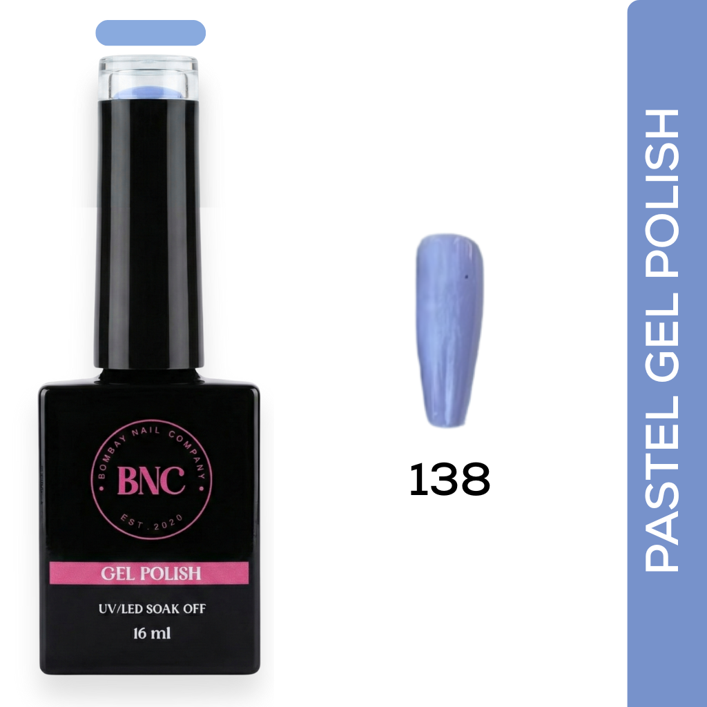 Blue Pastel Gel Polish