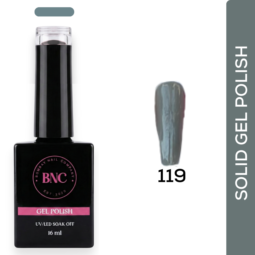 Grey Solid Gel Polish