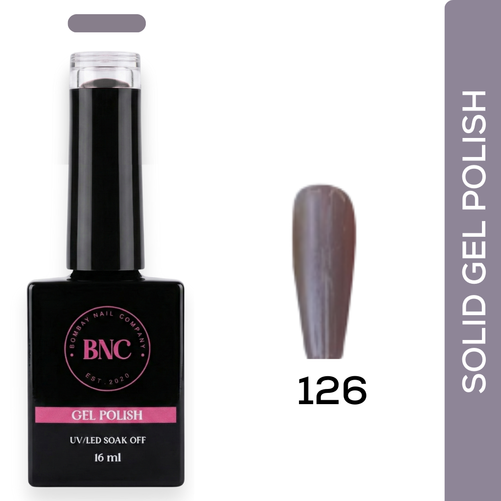 Grey Solid Gel Polish