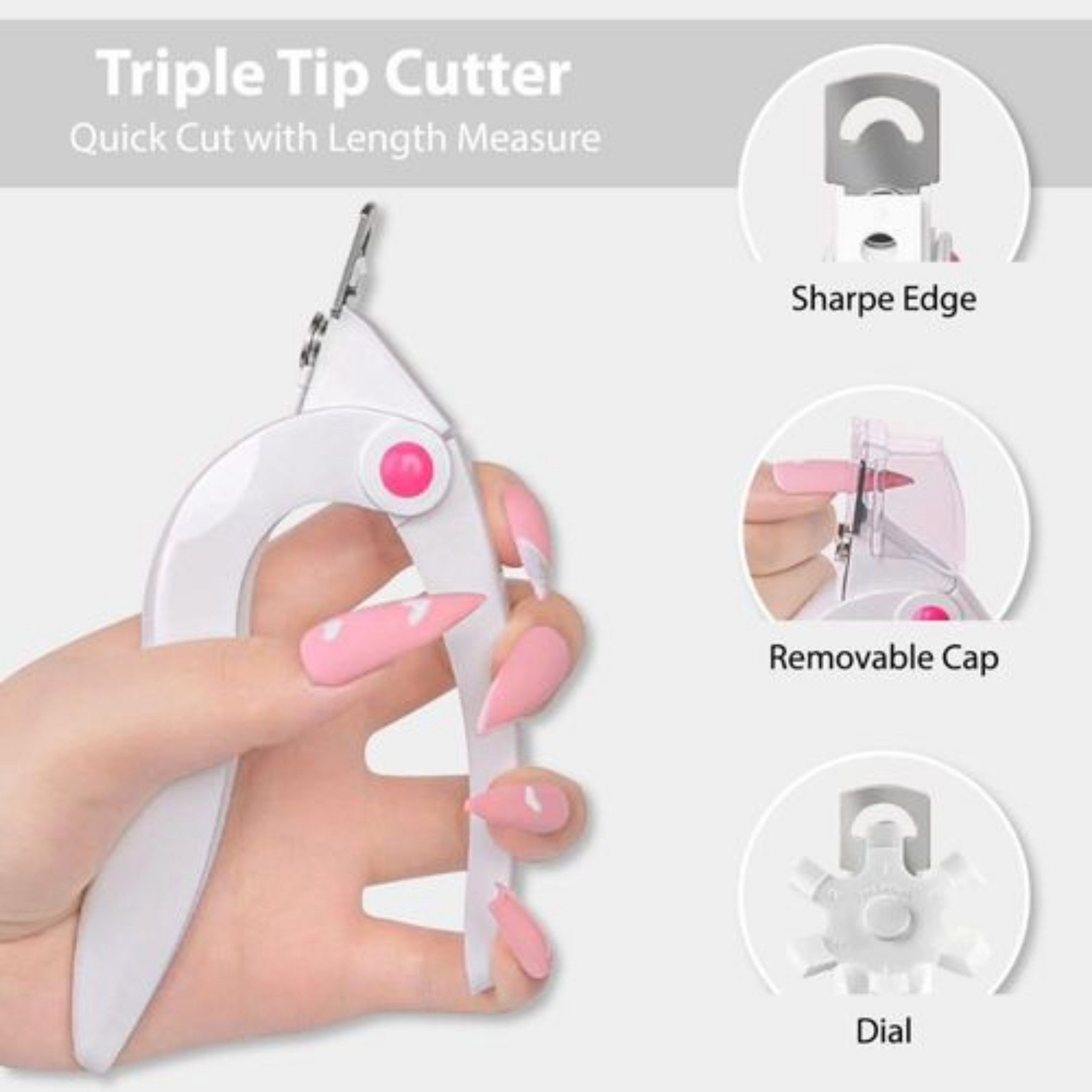 Triple Tip Cutter (White)