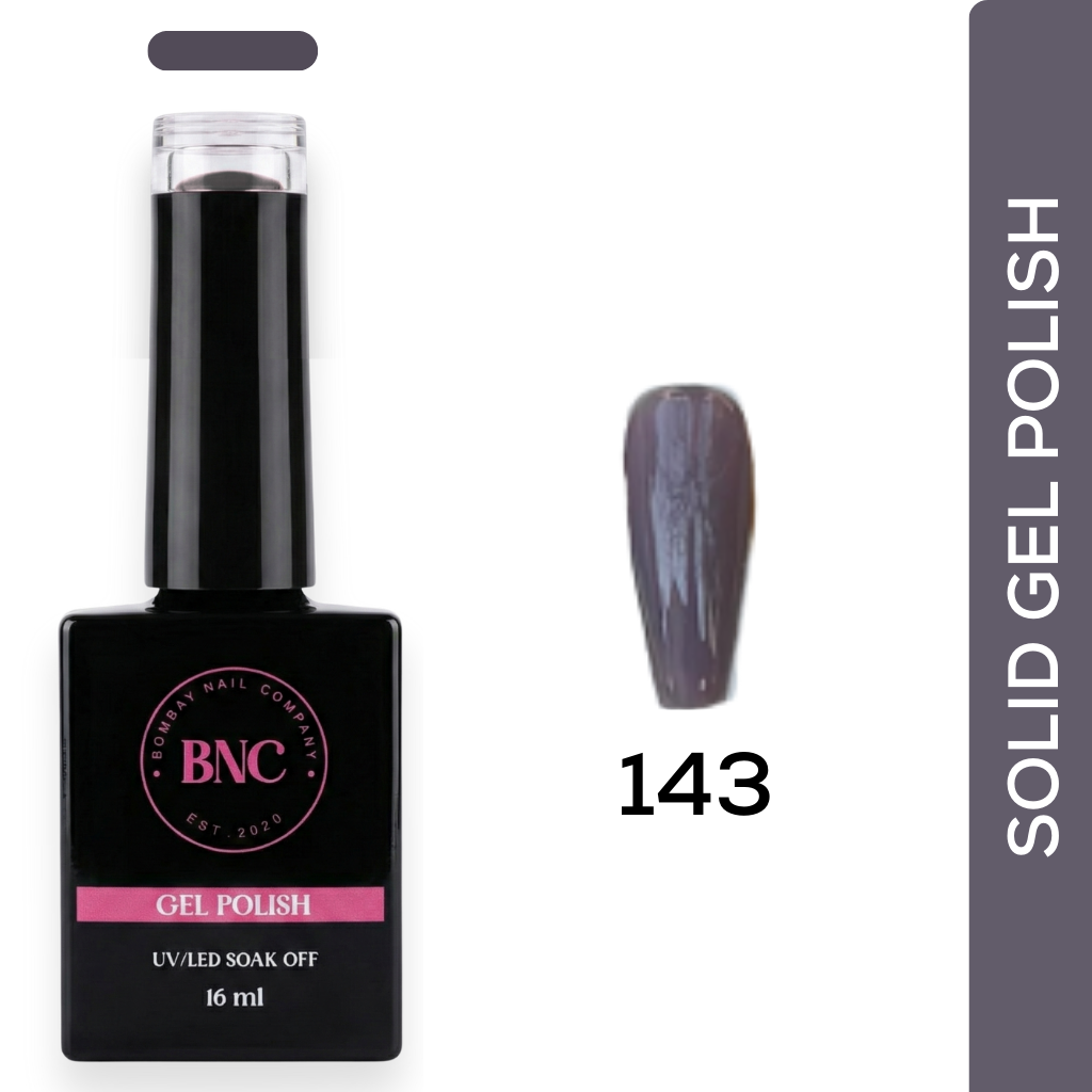 Grey Solid Gel Polish