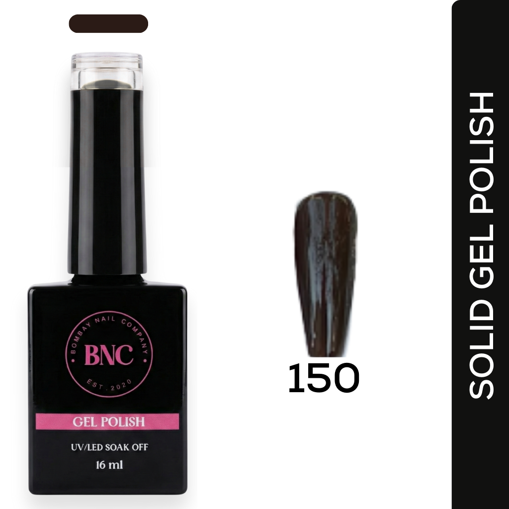 Black Solid Gel Polish