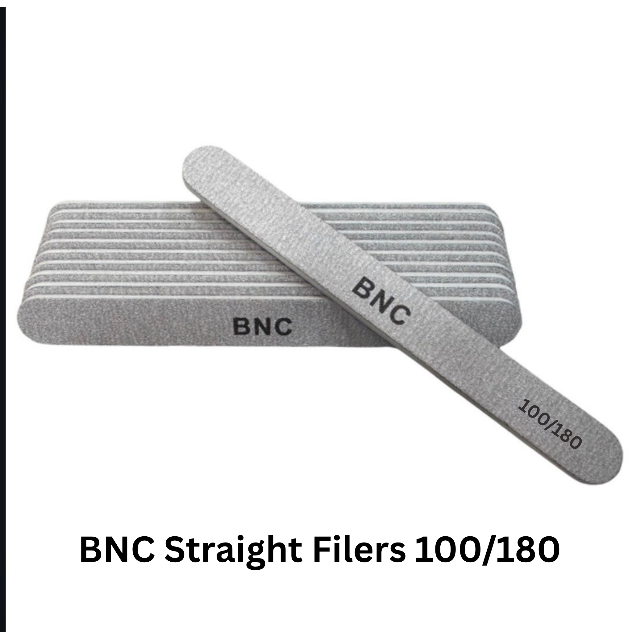 BNC Nail File Straight 100/180 Grit