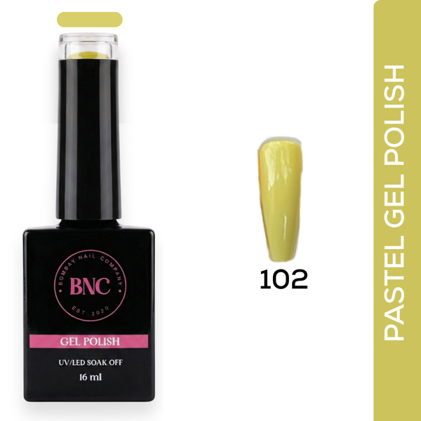 Yellow Pastel Gel Polish