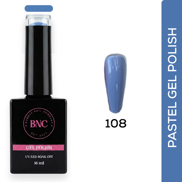 Blue Pastel Gel Polish