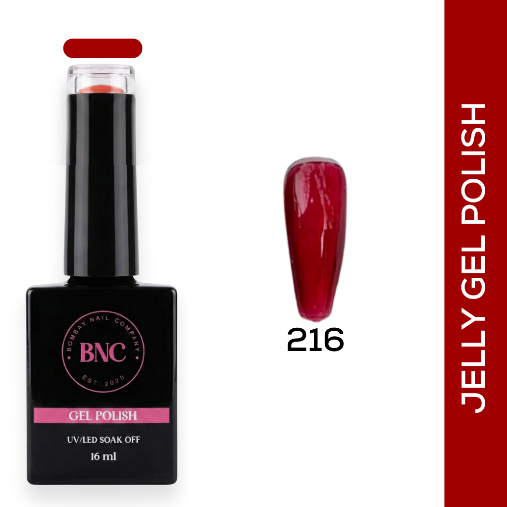 Red Jelly Gel Polish