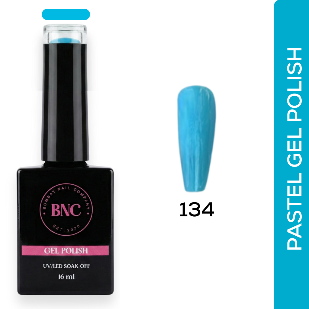 Blue Pastel Gel Polish