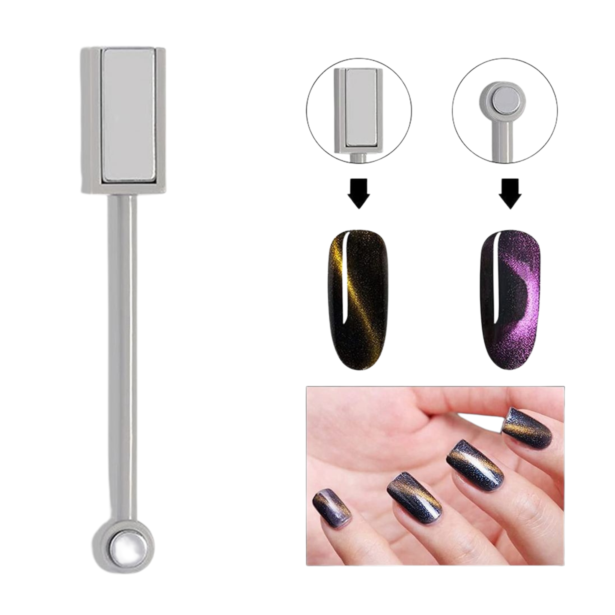 Double Head Cat Eye Magnet