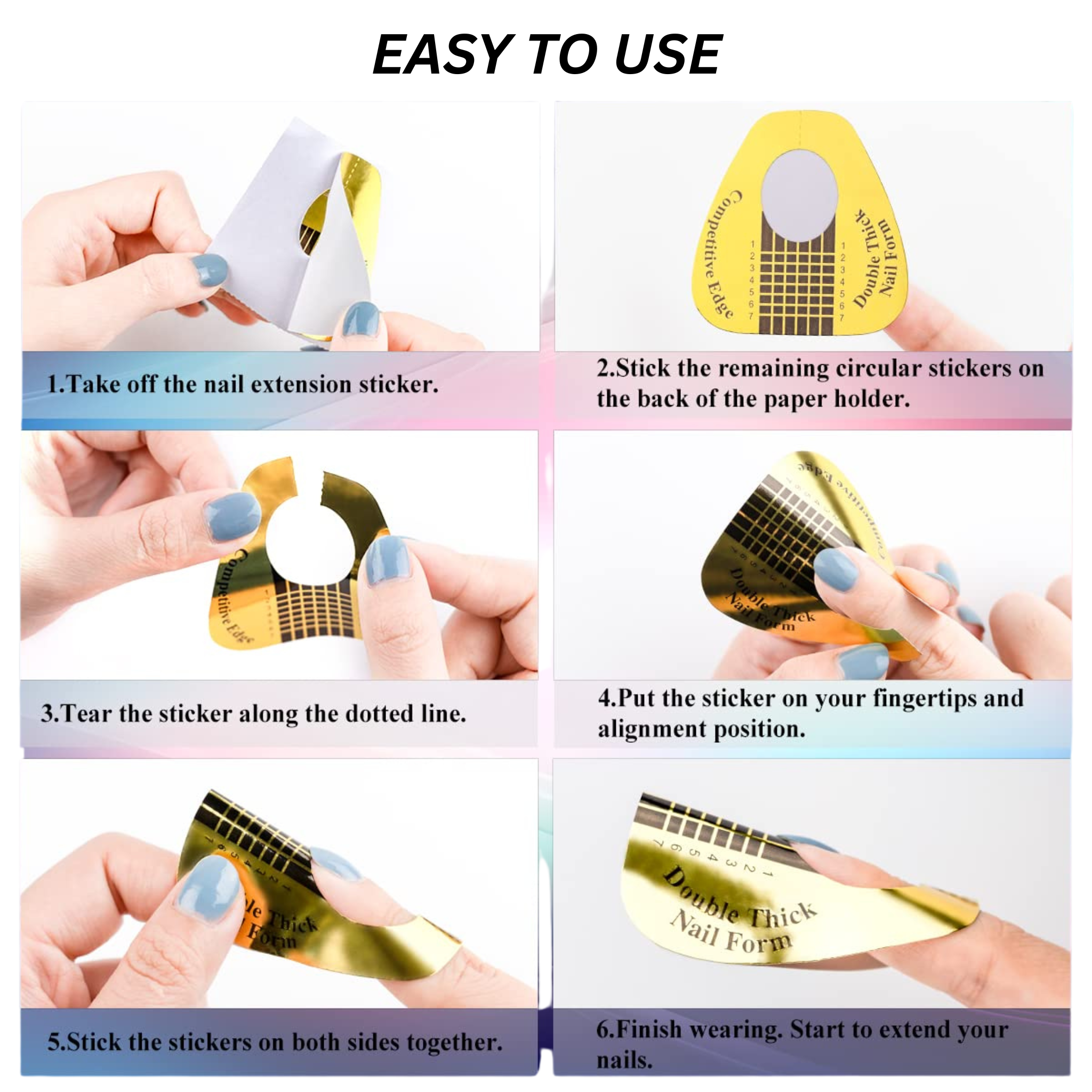 Nail Form Roll for Acrylic Extensions