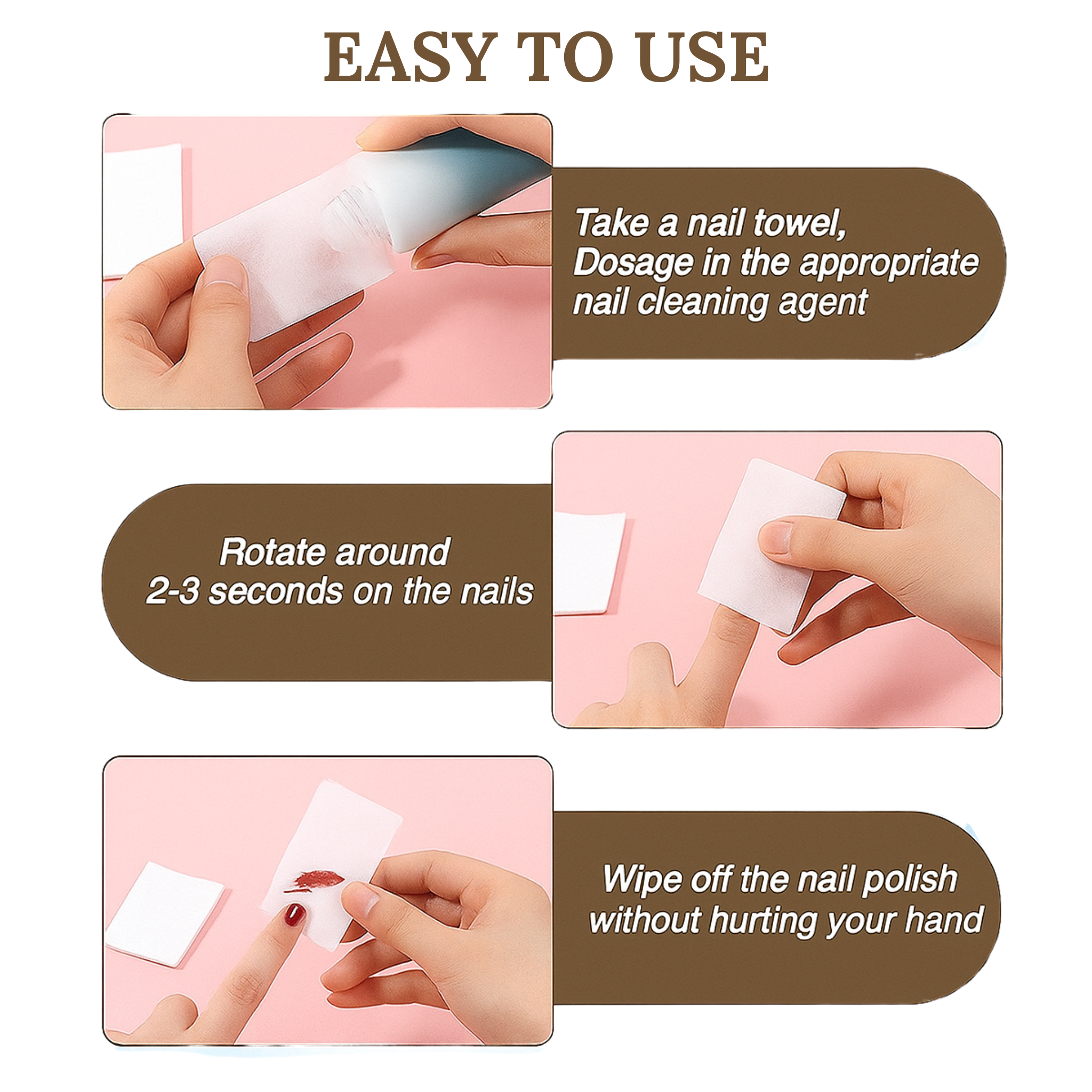 Lint-Free Nail Wipes