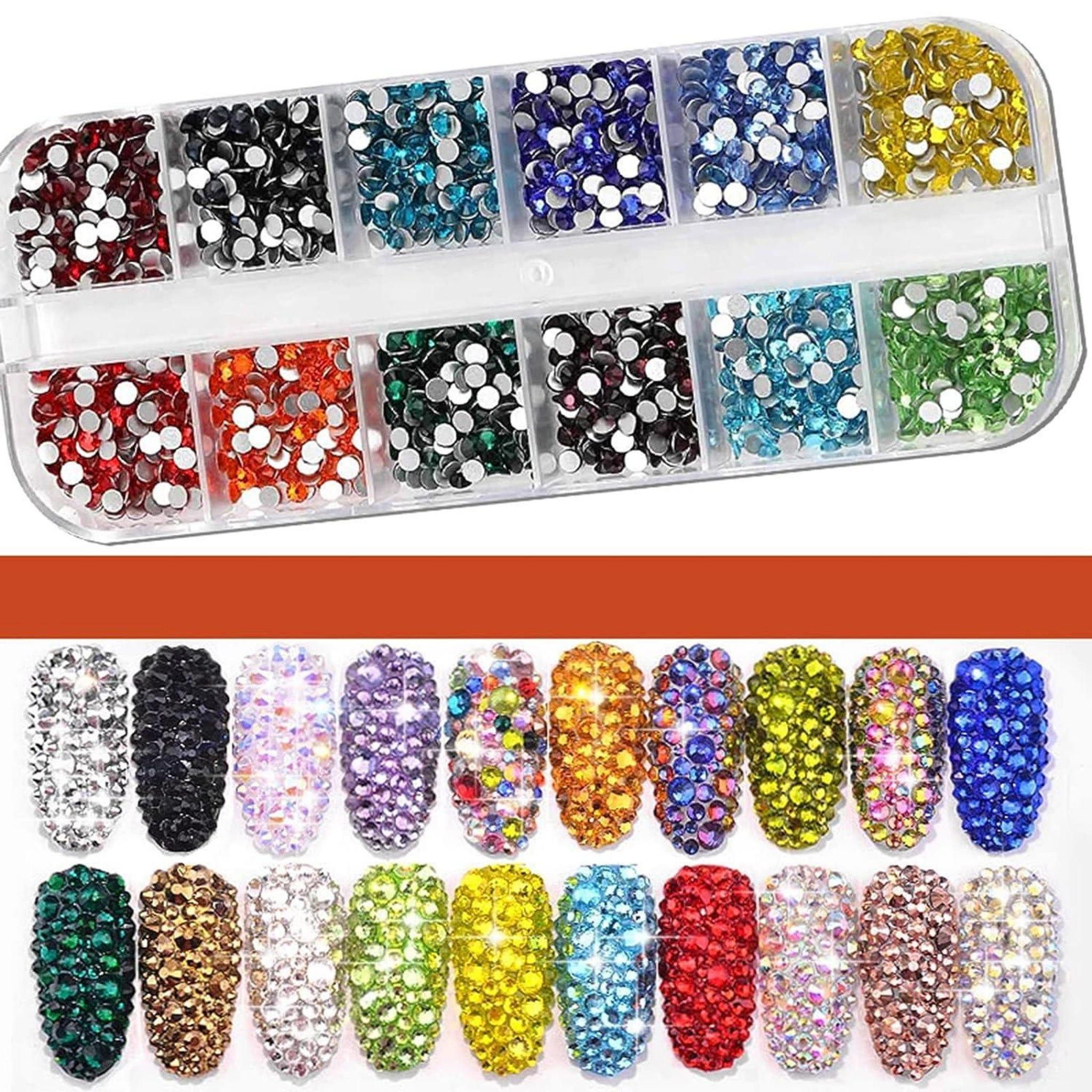 Rainbow Nail Rhinestones