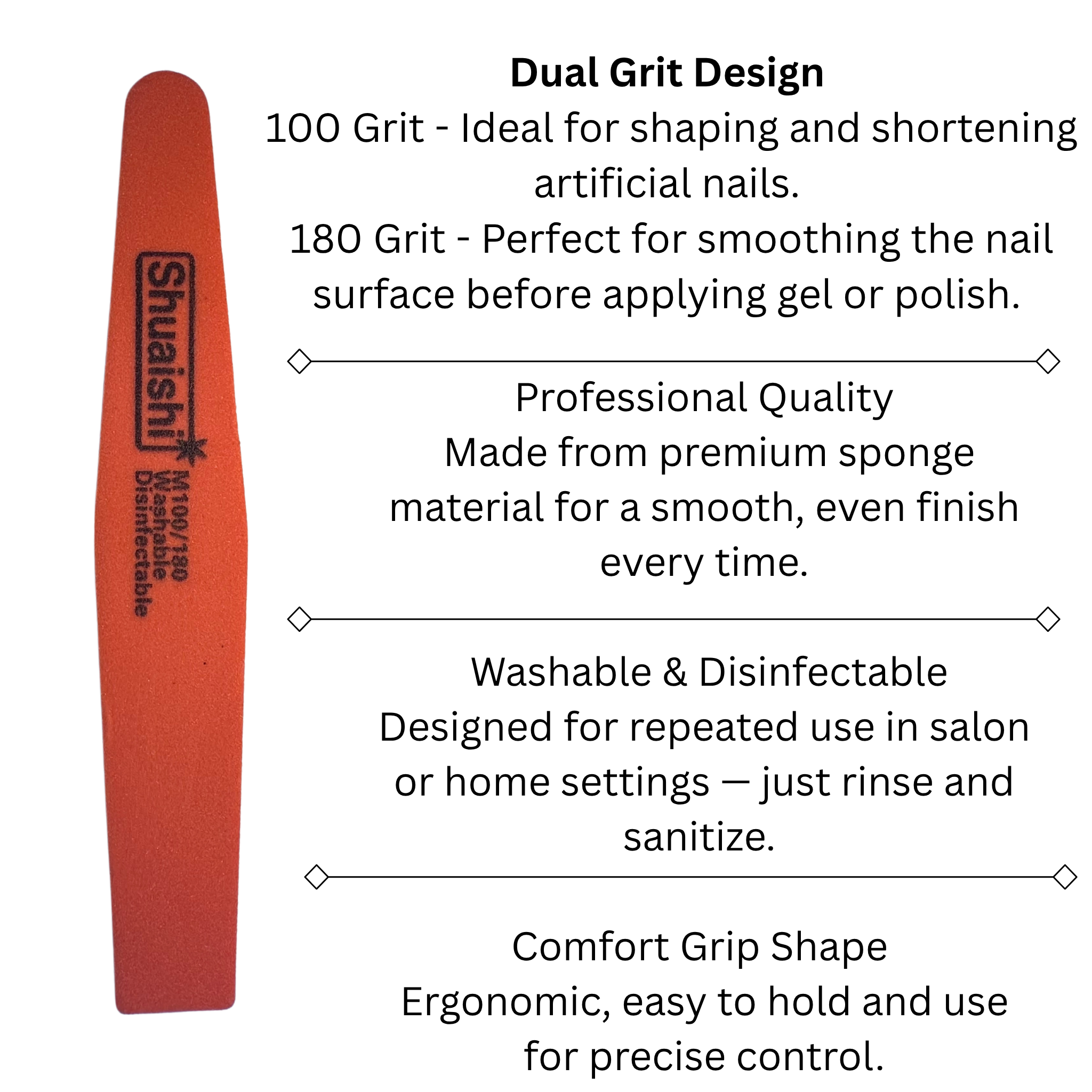 Smooth Nail Buffer (10 Pcs)