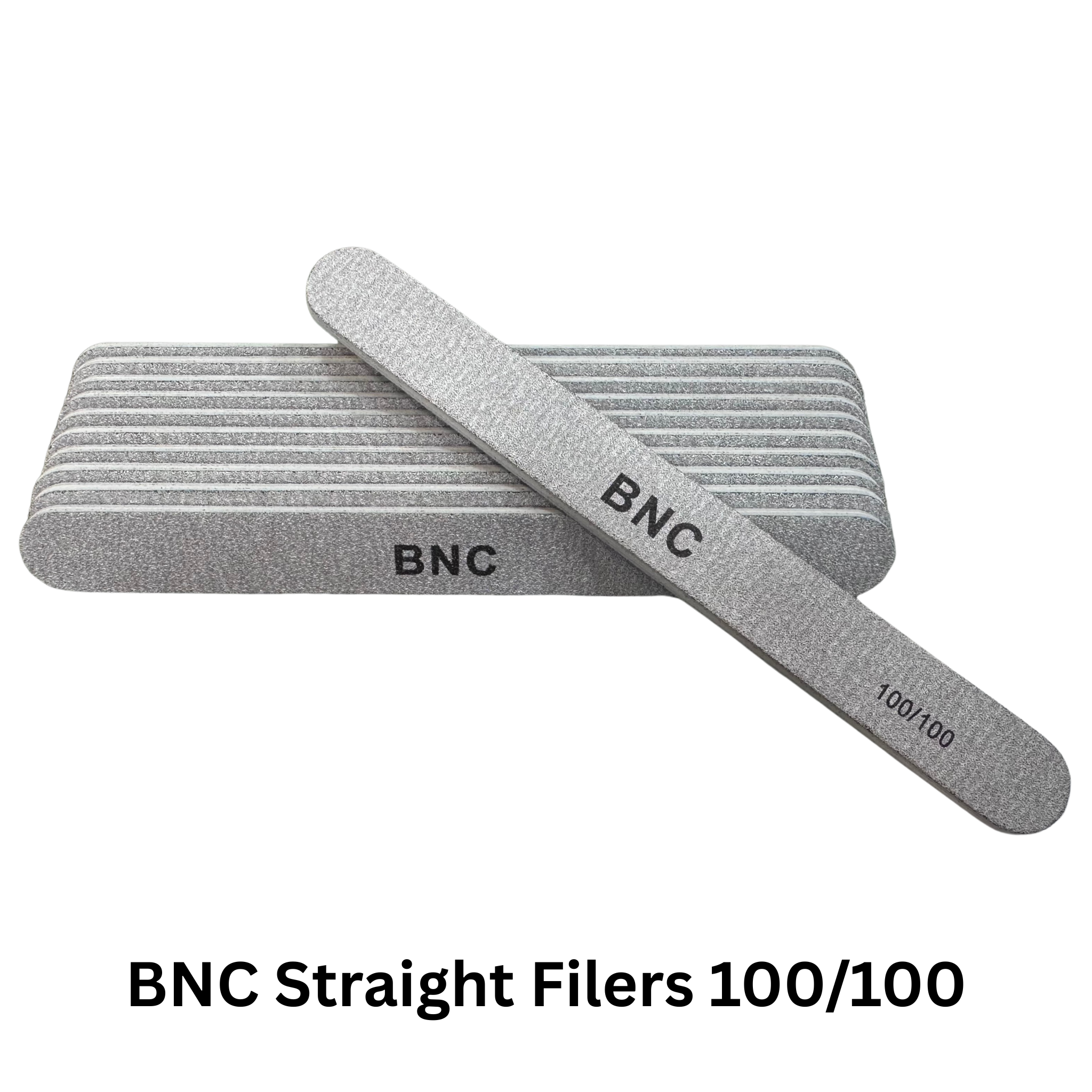 BNC Nail File Straight 100/100 Grit