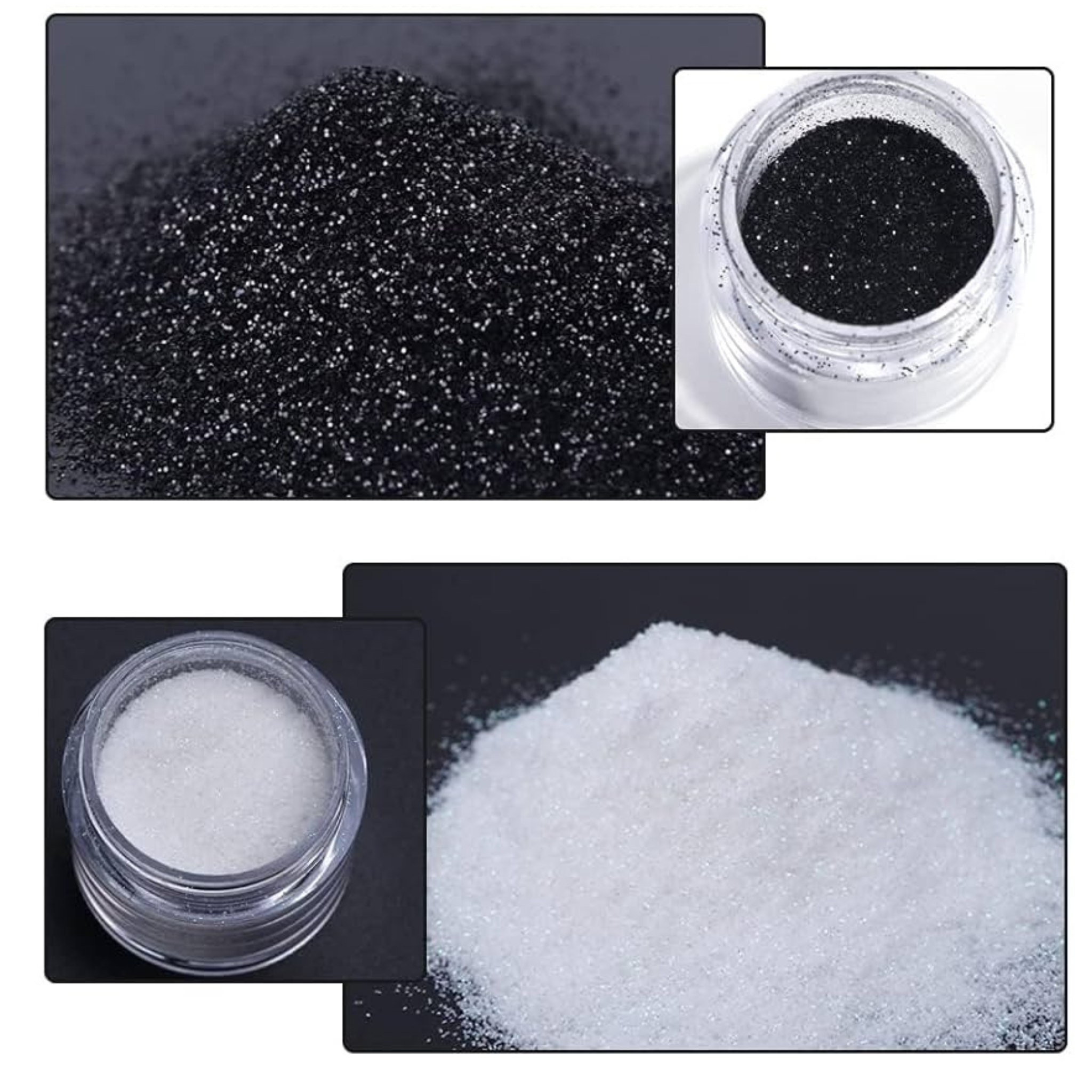 Fine Sugar Nail Glitter (Pack Of 6)