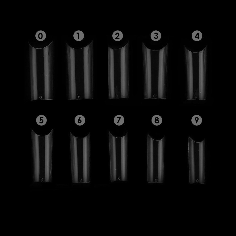 French Nail Tips Clear/ C Curve Tips Clear