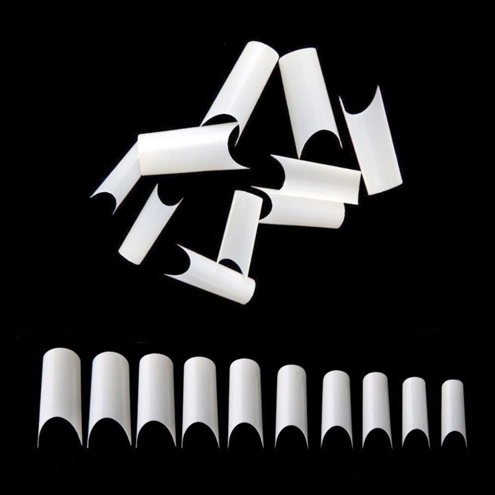 French Nail Tips  White/ C Curve Tips White